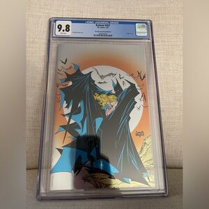 SOLD!! BATMAN #423 Fan Expo Special Foil Variant Cover by Todd McFarlane CGC 9.8